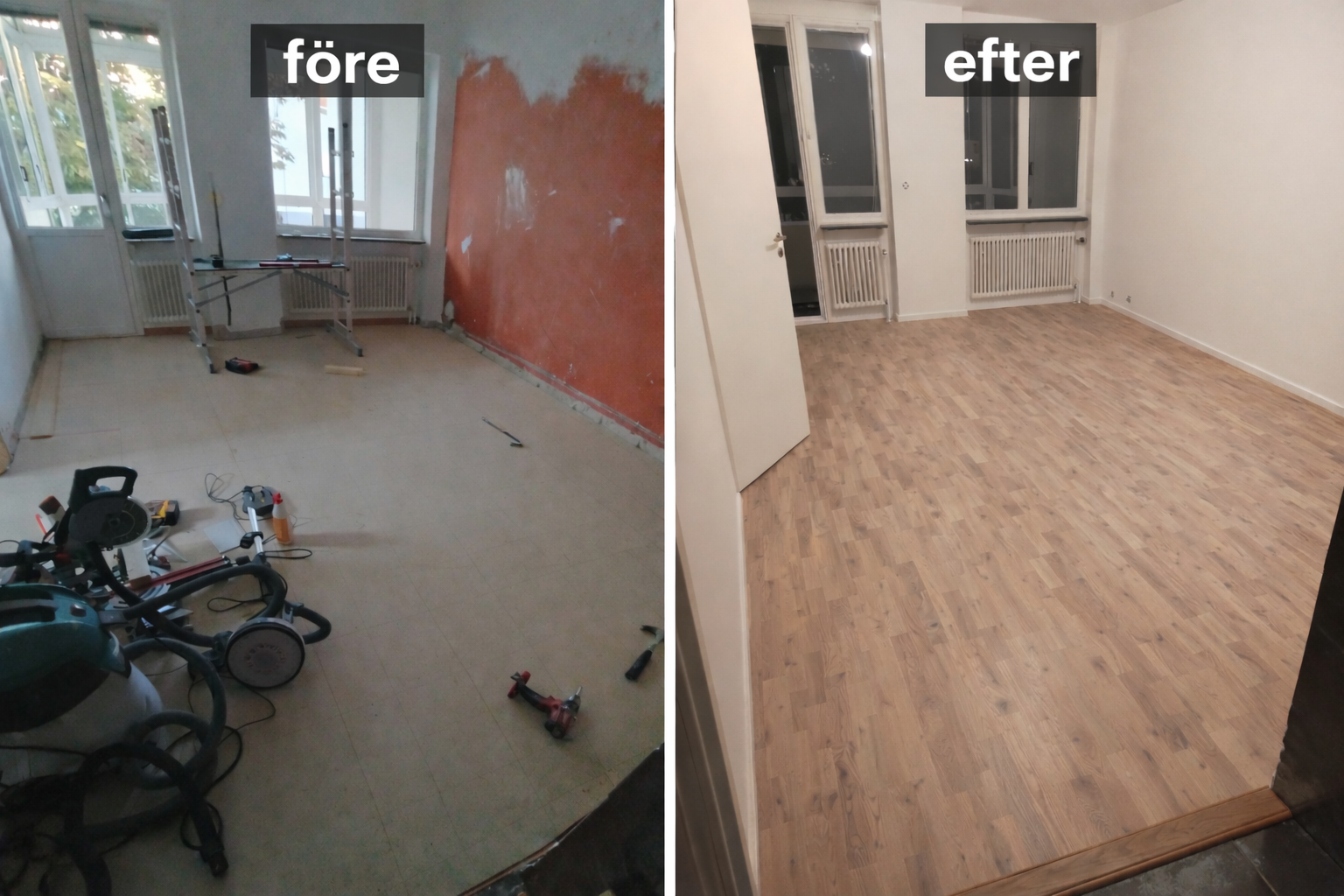 Badrum efter renovering – Projekt 1